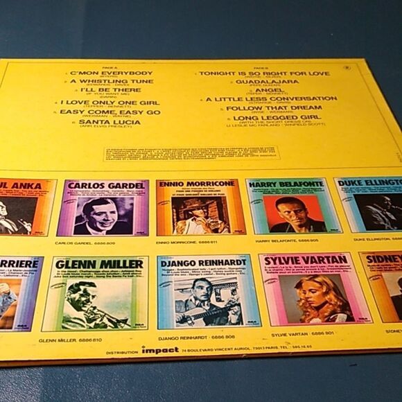 Elvis Presley Yellow Album Cover - Picture 2 of 8